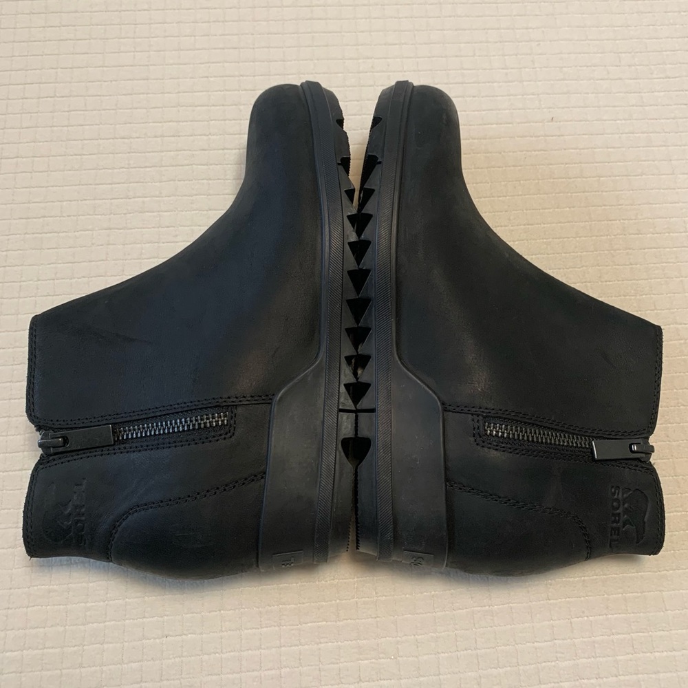 Sorel black leather ankle boots - Picture 13 of 16